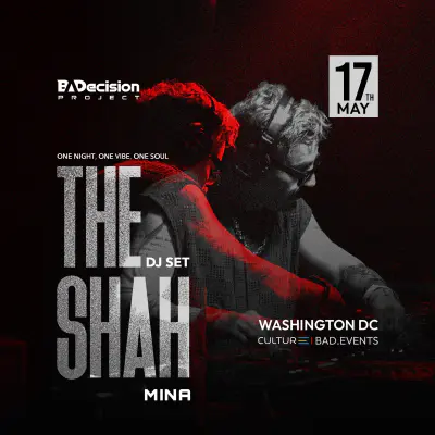 The Shah Live in Washington DC in Washington, DC event artwork
