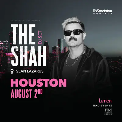 The Shah Live in Houston in Houston event artwork